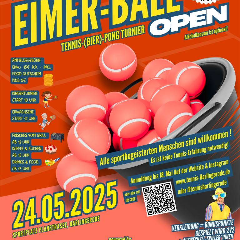 Eimer Ball mit Sponsor Test